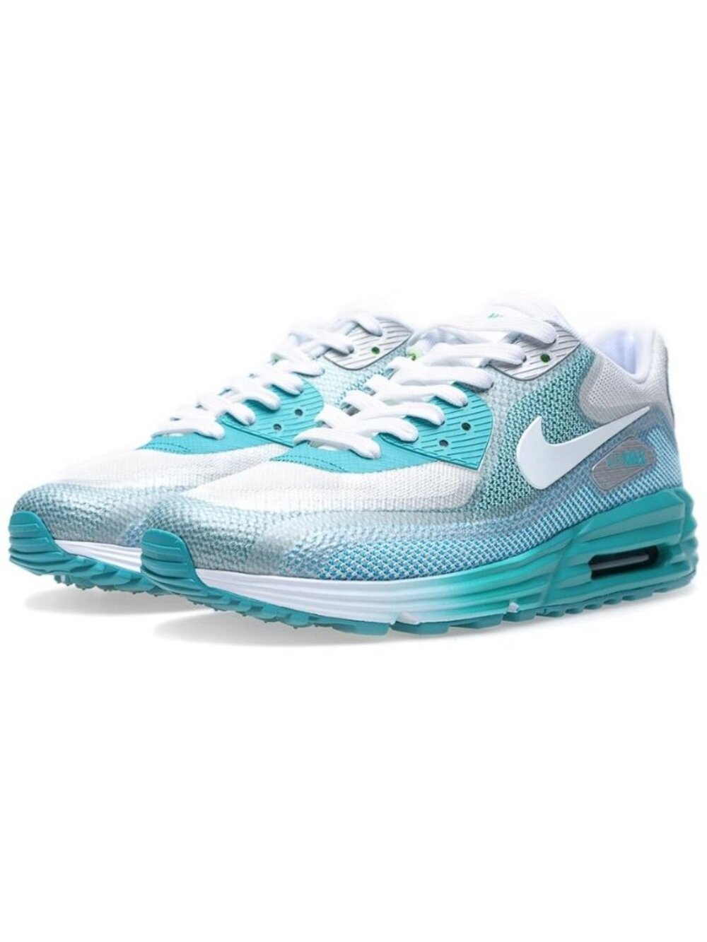 NIKE Women's Air Max Lunar90 C3.0 Light Base Grey/Turbo Green Size 8
